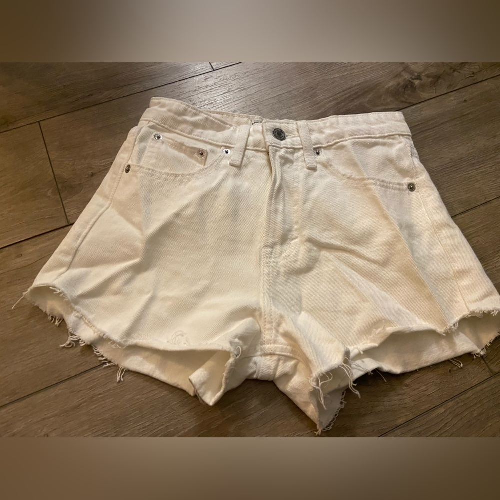 Lucky Brand White Jean Shorts